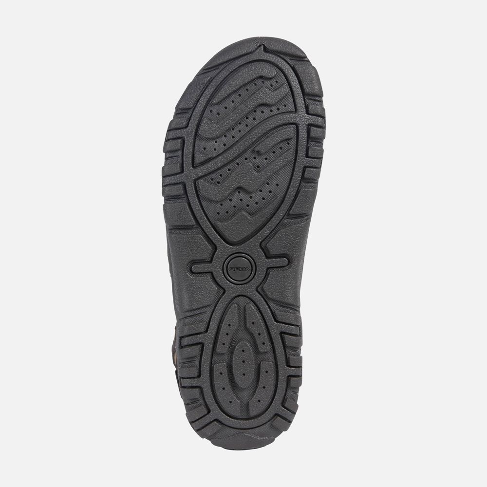 Geox Erkek Sandalet Kahverengi - Strada - DUR-451639